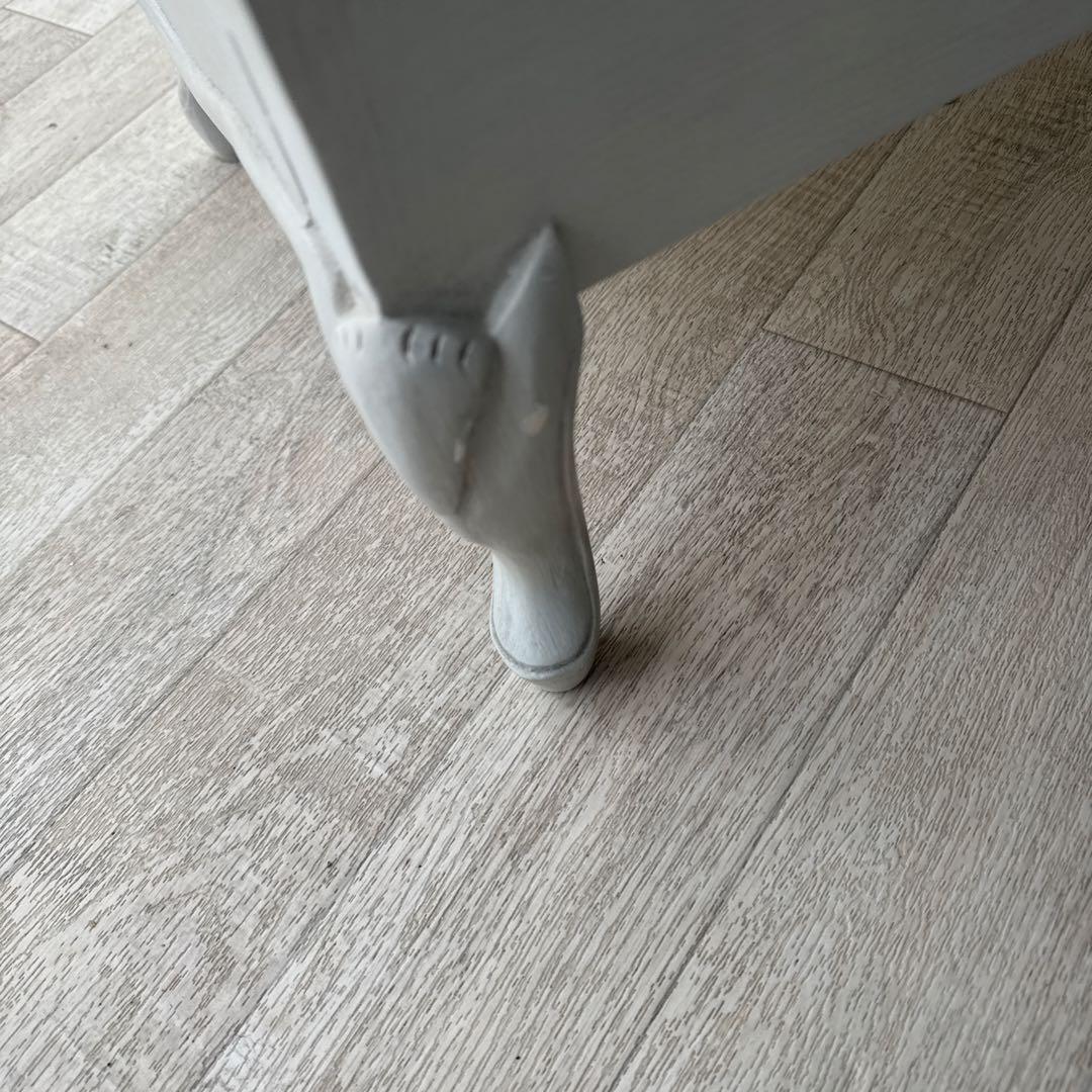 姫家具　チェスト　フレンチ　白家具　猫脚　アンティーク調　②