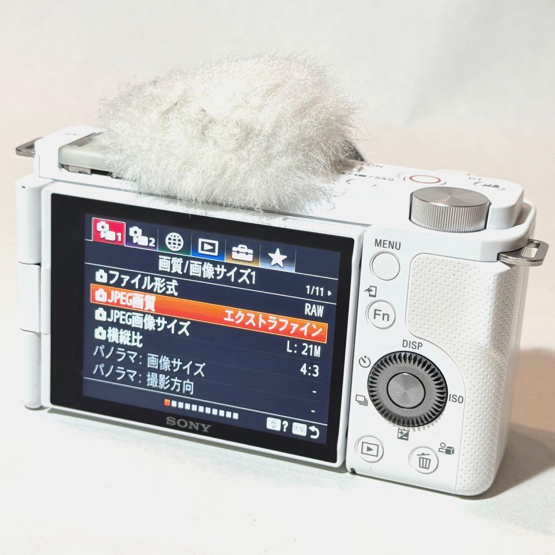 SONY ZV-E10 ズームレンズ ホワイト