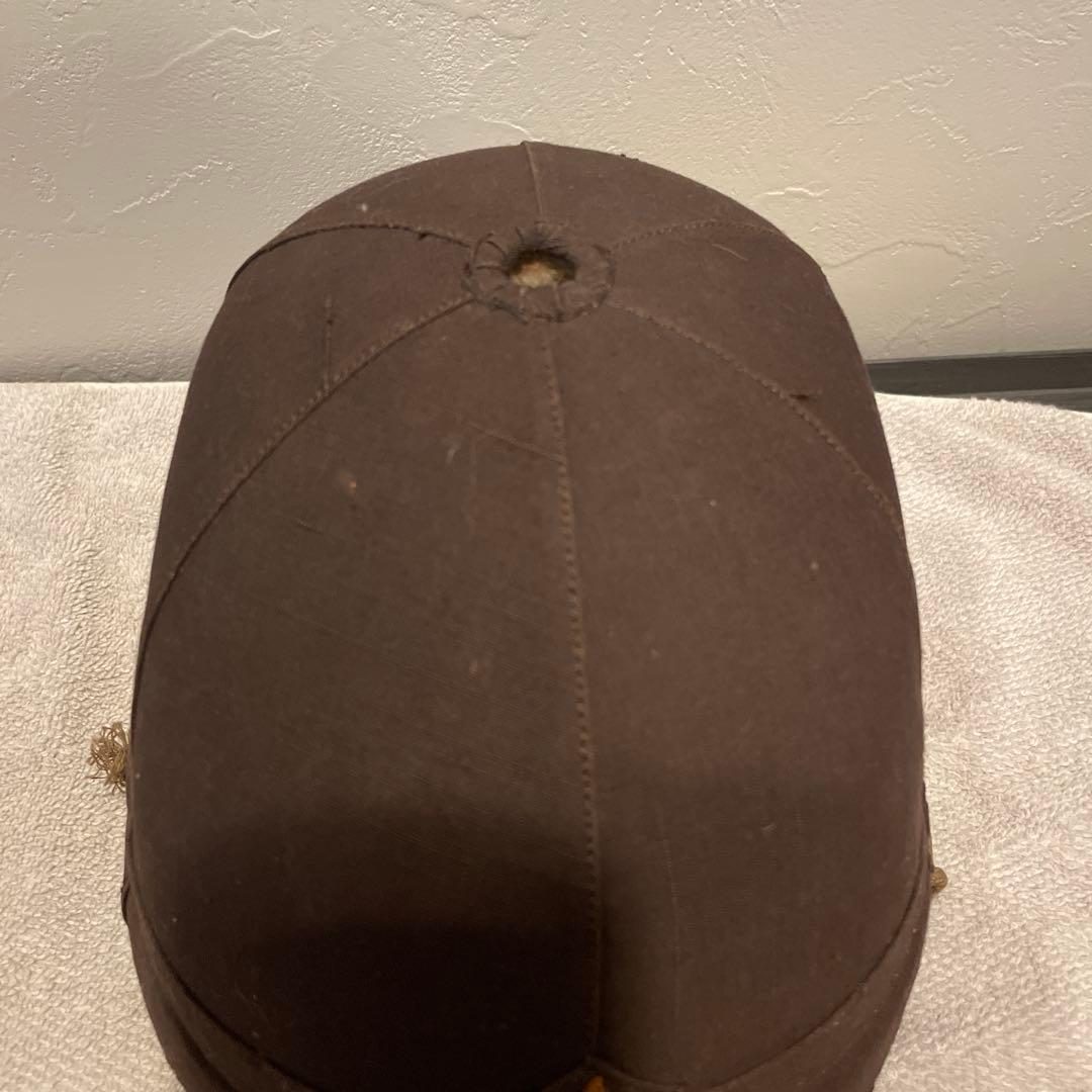 昭和19年製　旧日本陸軍　戦車帽　夏用　小号