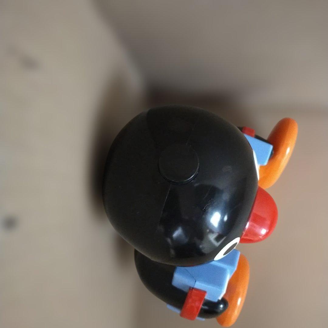 訳アリ ピングー 目覚まし時計 アコーディオン型 秒針のみ動きません