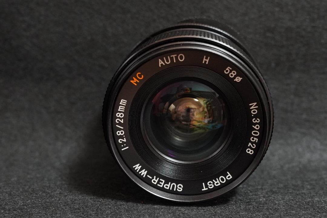 オールドレンズ PORST SUPER-WW MC AUTO1:2.8 28mm