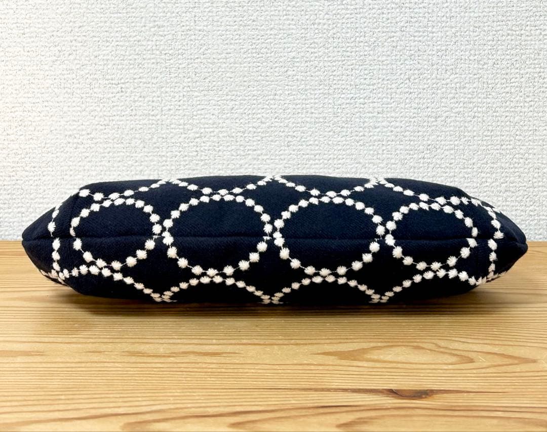 ハンドメイド がま口バッグ ポーチ タンバリン DOP ミナペルホネン dn