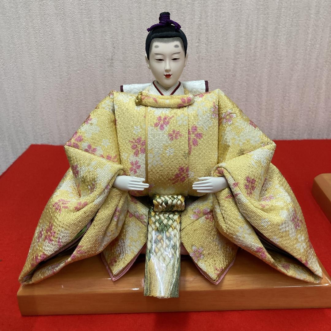 F16 可愛い　雛人形　小三五親王のみ　ひな人形　ひな祭り人形　殿と姫のみ