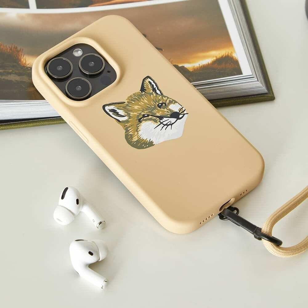 メゾンキツネ モノクロームフォックス iPhone 14 Pro ケース