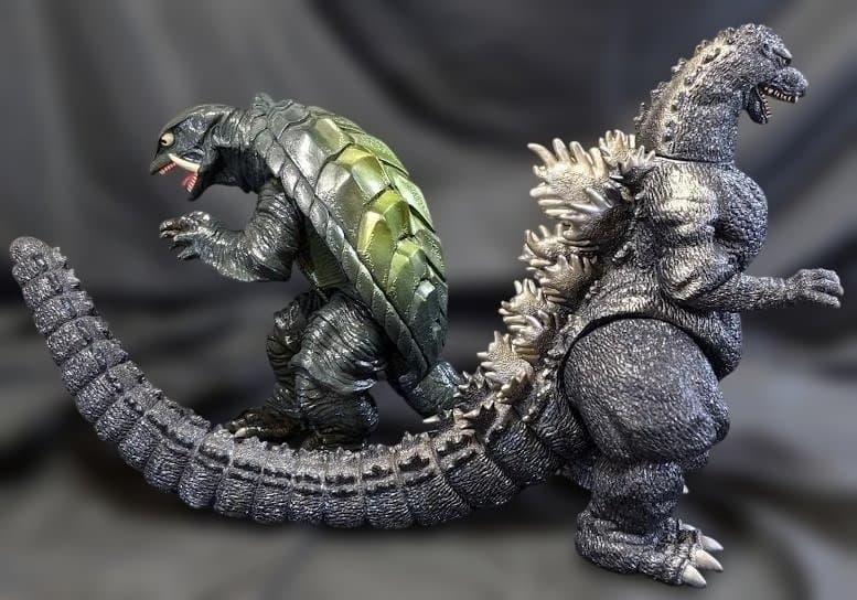 平成ゴジラ1991 ＆ガメラ1995 ビッグスケールソフビ（バンダイ）２体セット