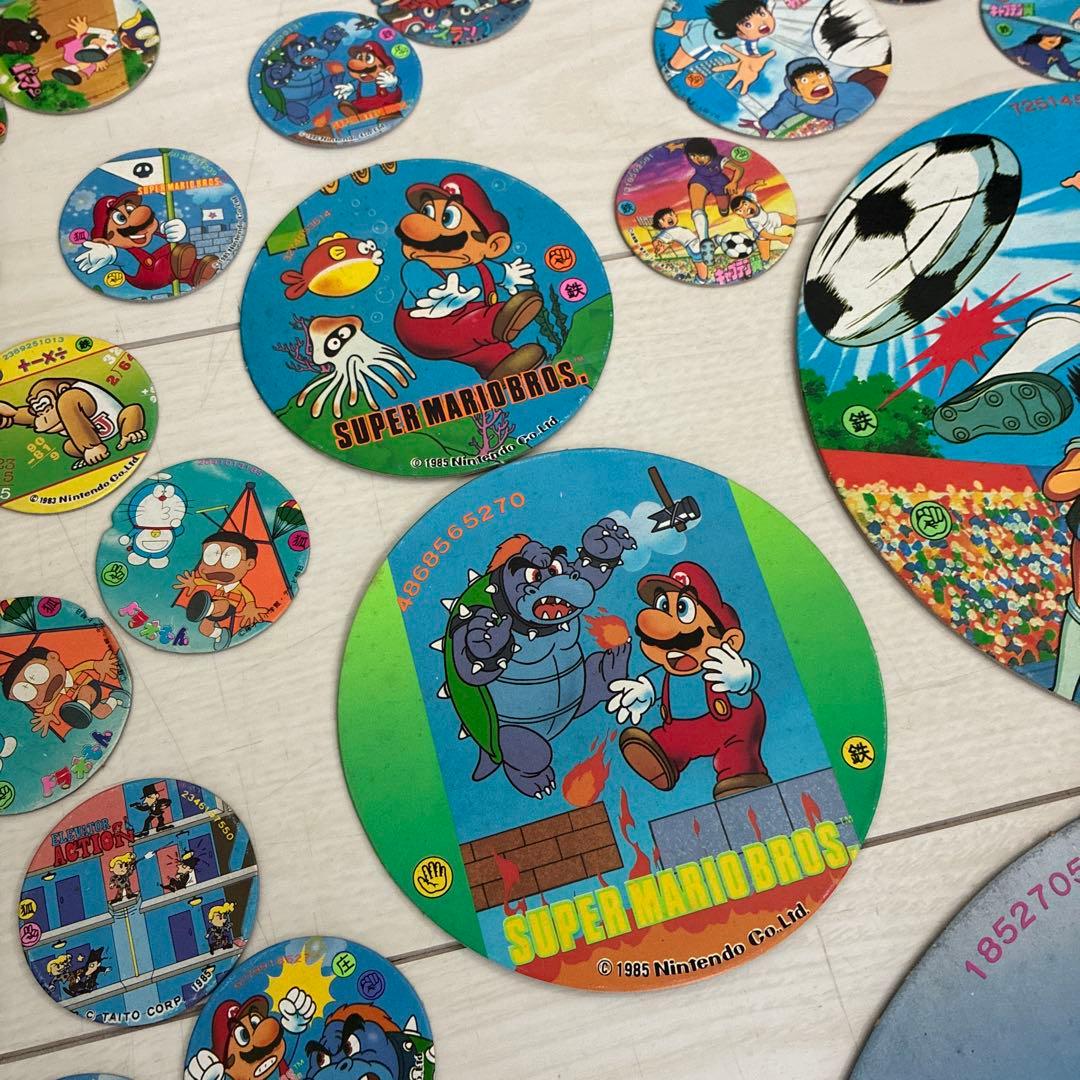 激レア当時物メンコ超大量まとめセット聖闘士星矢キラ・ドラゴンボール初期・マリオ他