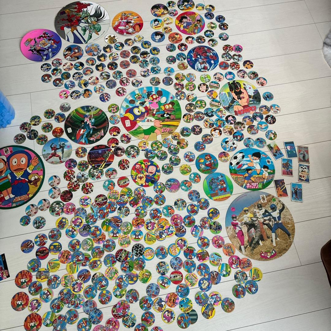 激レア当時物メンコ超大量まとめセット聖闘士星矢キラ・ドラゴンボール初期・マリオ他