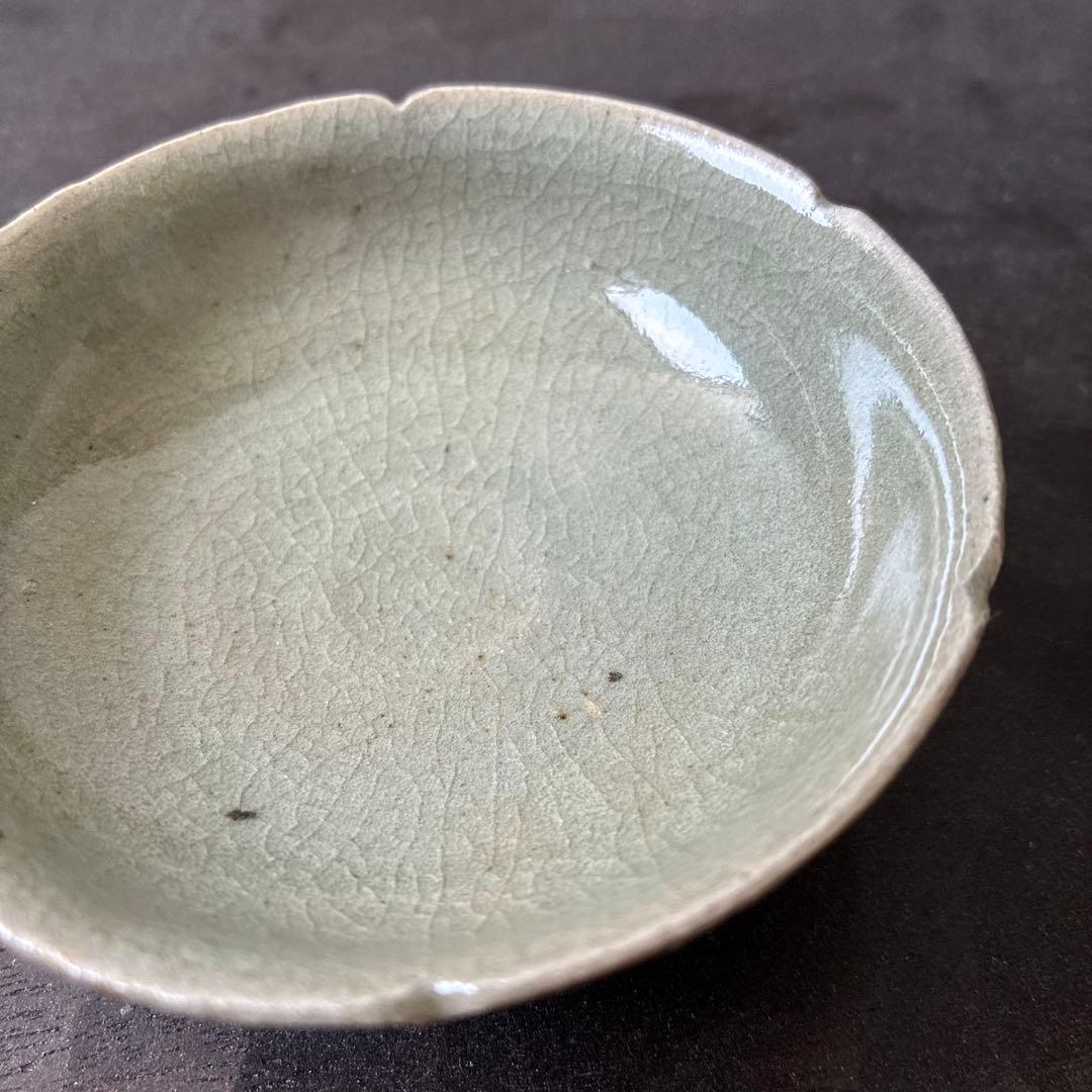 長戸裕夢　青瓷　平盃