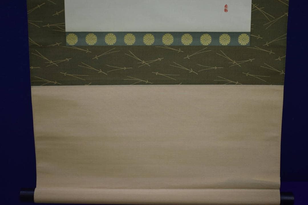 複製/酒井抱一/白梅椿鴬図/工芸/布袋屋掛軸HI-535