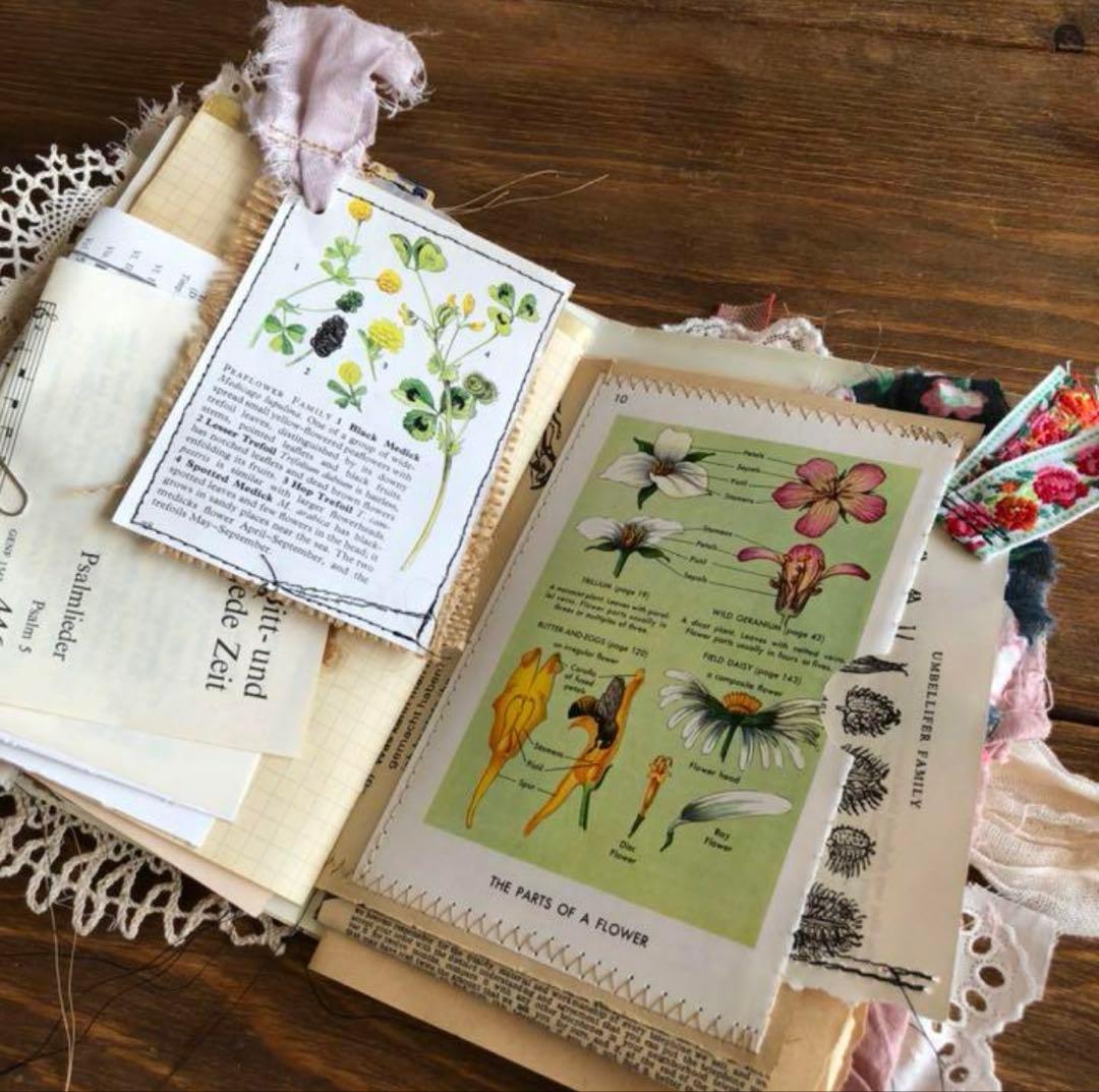 ジャンクジャーナル♡アンティークレース&古文書