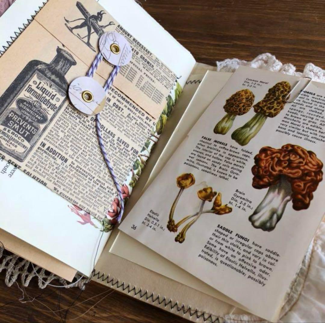 ジャンクジャーナル♡アンティークレース&古文書