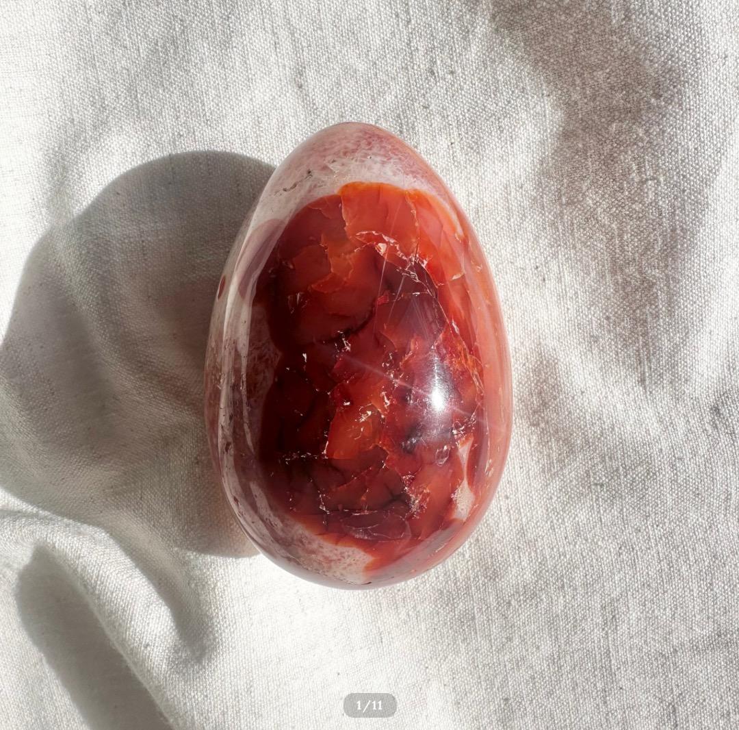 【カーネリアン】 エッグ ② CARNELIAN EGG