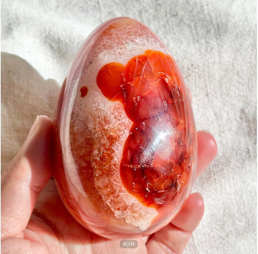 【カーネリアン】 エッグ ② CARNELIAN EGG