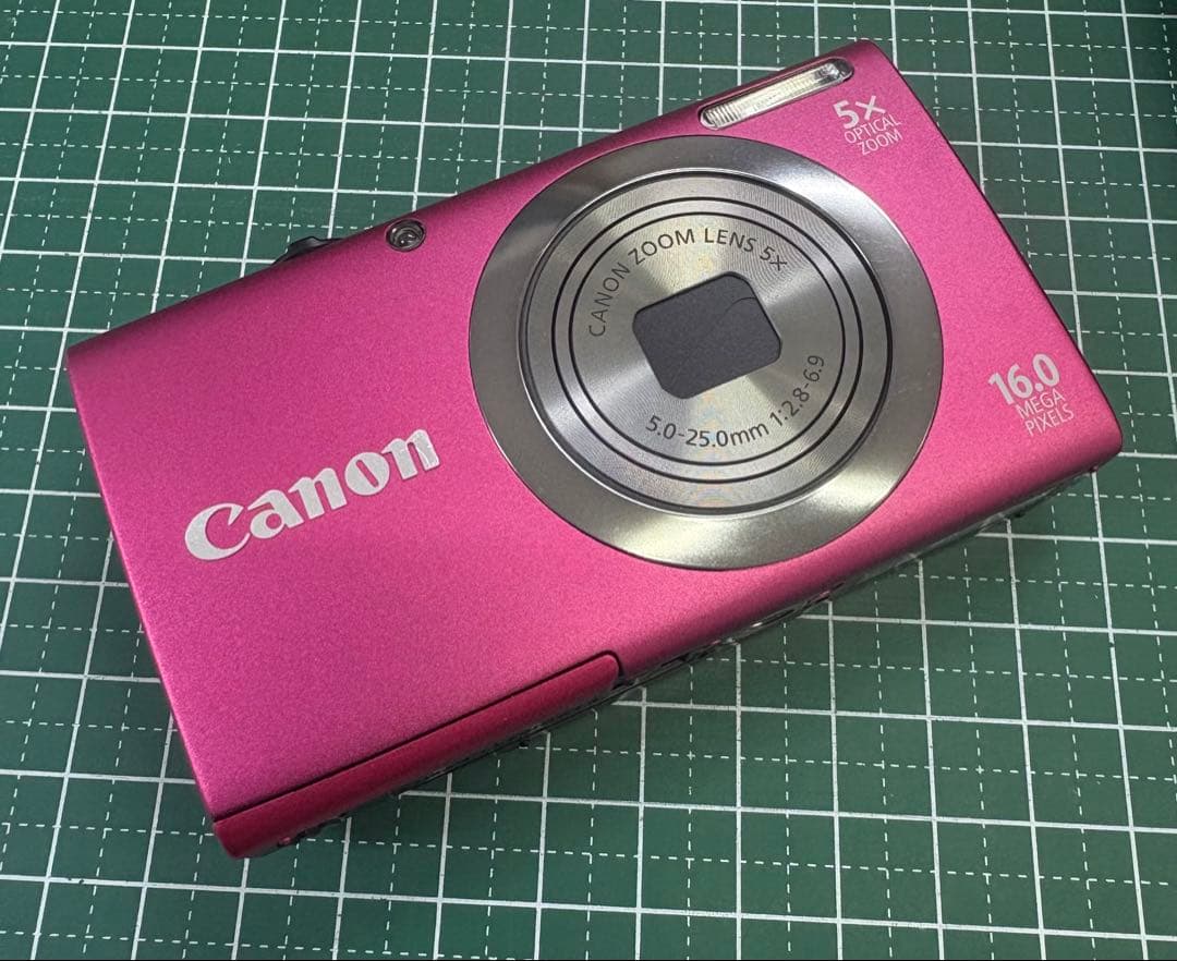 【ジャンク】Canon PowerShot A2300 ピンク　平成　レトロ