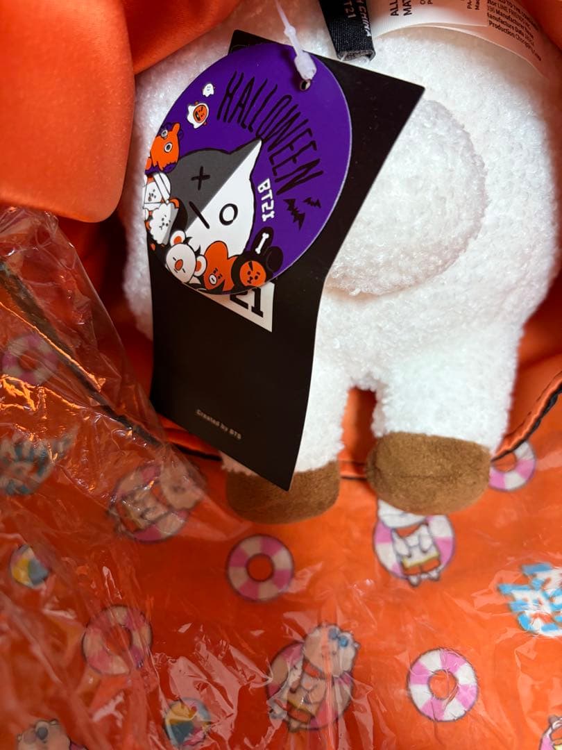 BT21 RJハロウィンスタンディングドール＆クッション セット