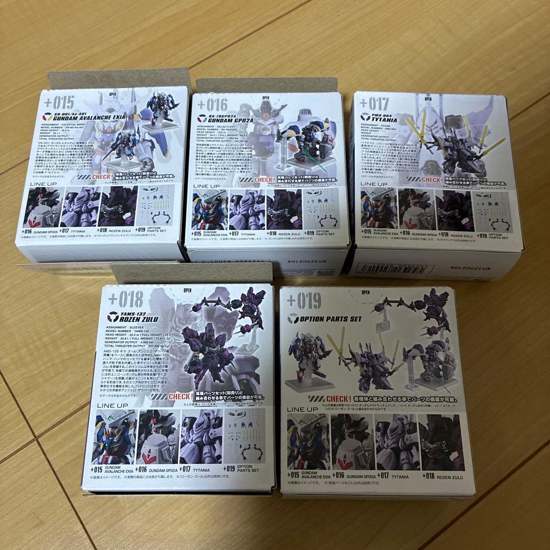 機動戦士ガンダム　コンバージ　♯Plus04 5種セット