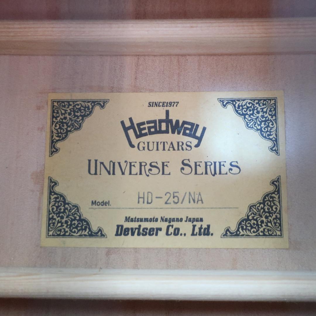 HEADWAY HD-25/NA アコースティックギター ケース付