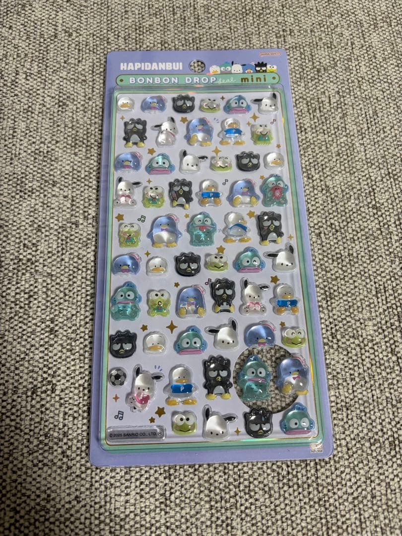 【正規品】ボンボンドロップシールミニ サンリオ全8種