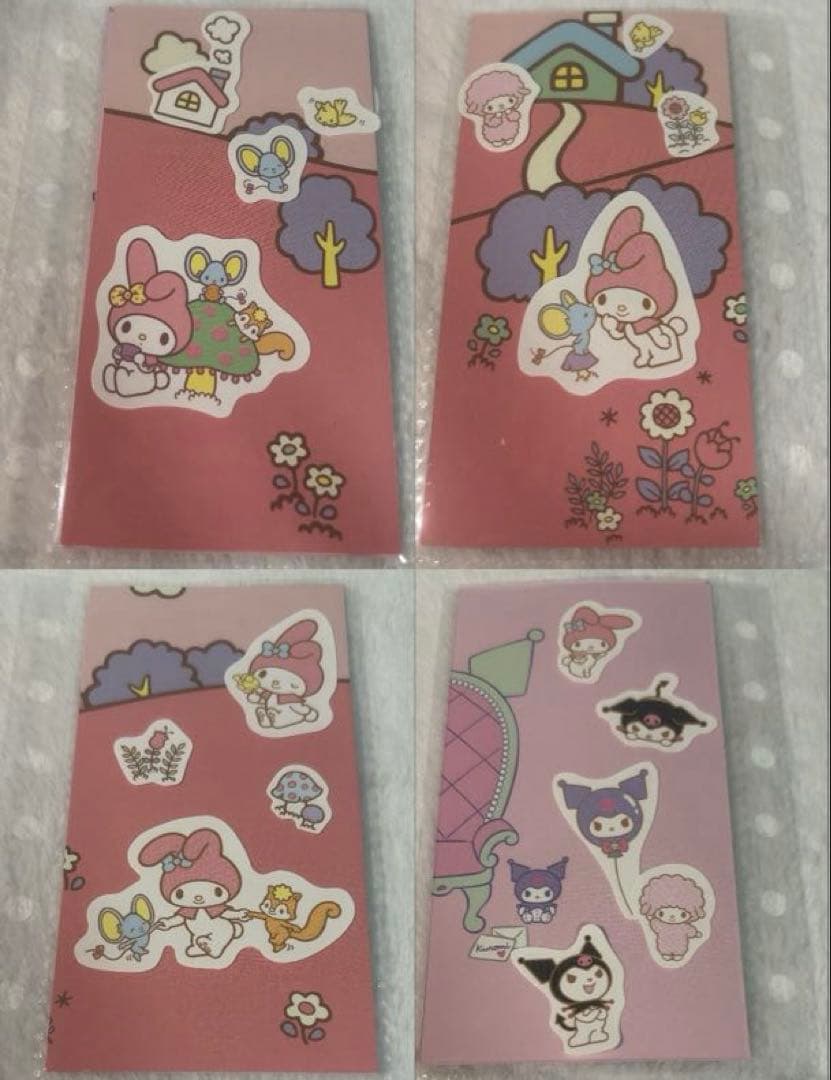 サンリオ ボンボンドロップシール 完成品　シール帳　引退品　うるちゅルシール