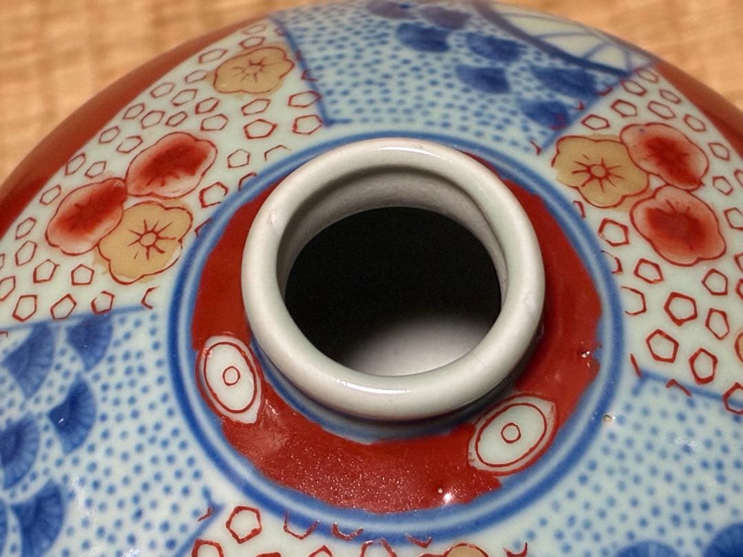 油壺 色絵 四点 まとめて 伊万里 色絵 九谷焼 一輪挿し
