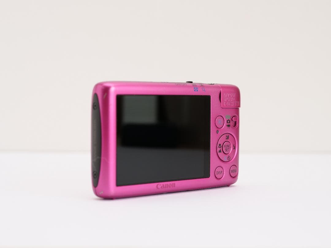 Canon キヤノン IXY 400F ピンク デジタルカメラ 電池蓋ゴム欠品