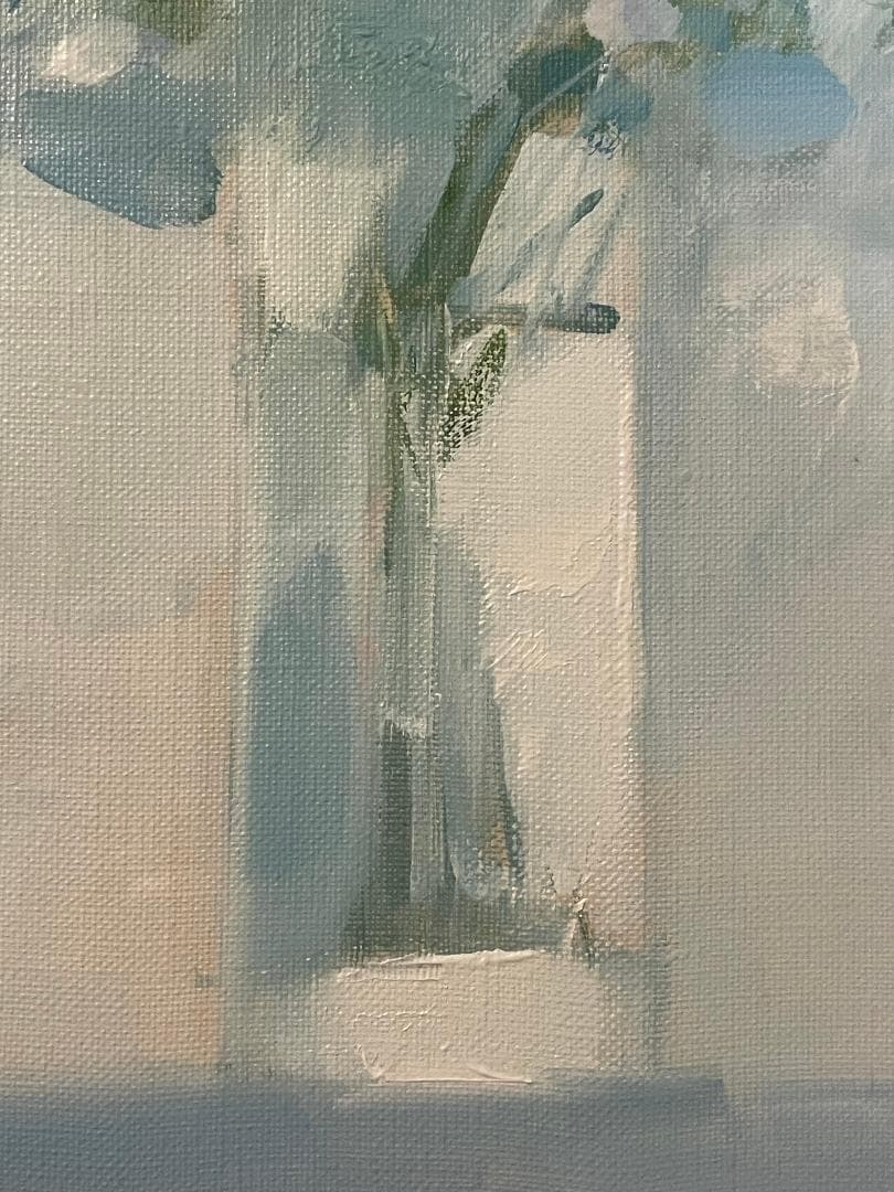 「真作」井上孝美『花束』静物画　油彩画　額装　サイン有り　P10号