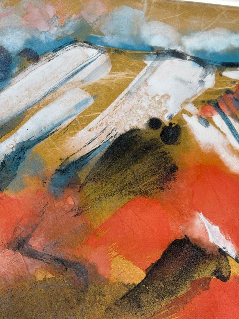 「東面冨嶽」　山口吉旺　絵画　風景画 日本画