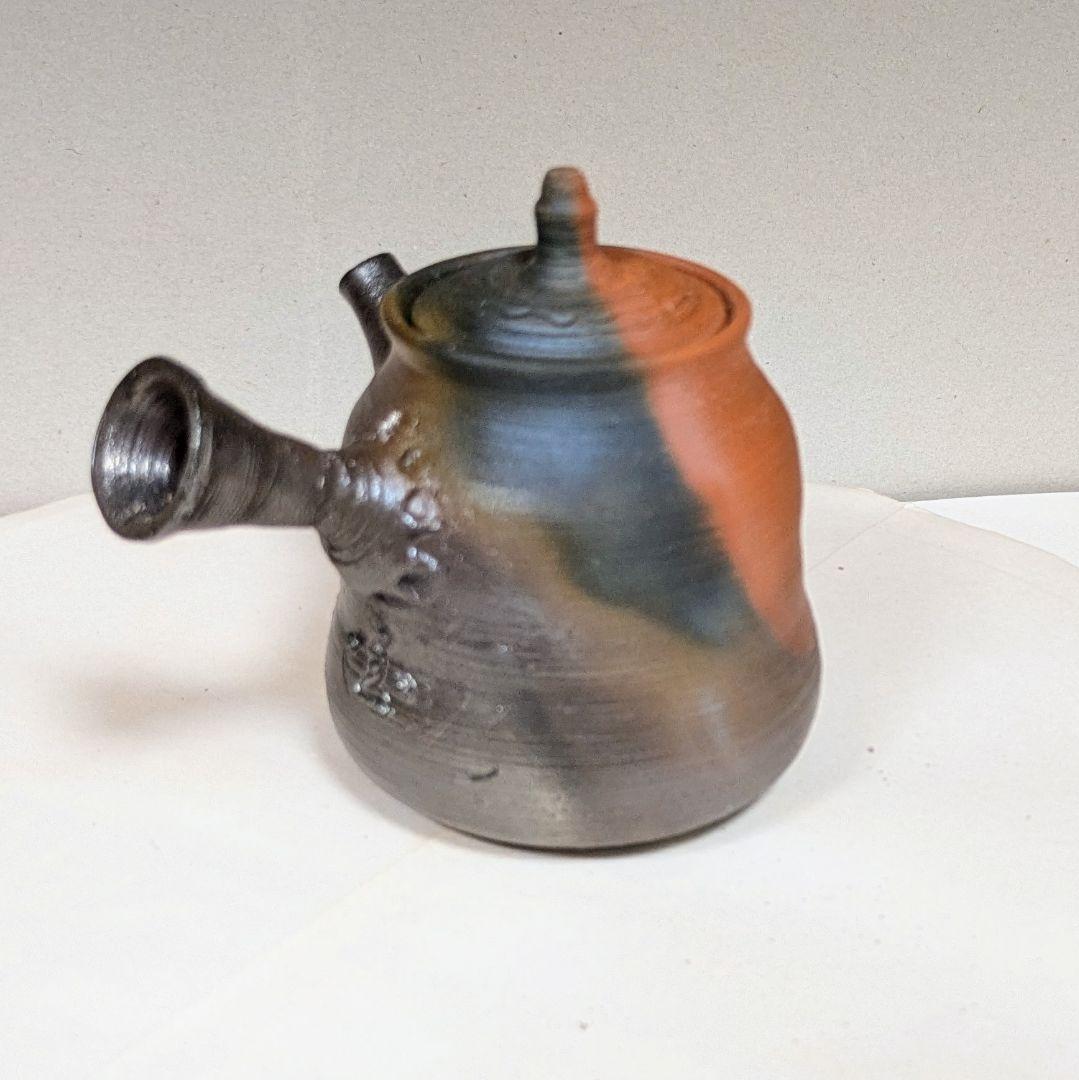 （N9−12）【窯変工芸作品】三度焼成の奇跡 急須 常滑 茶道具 作家物 一点物