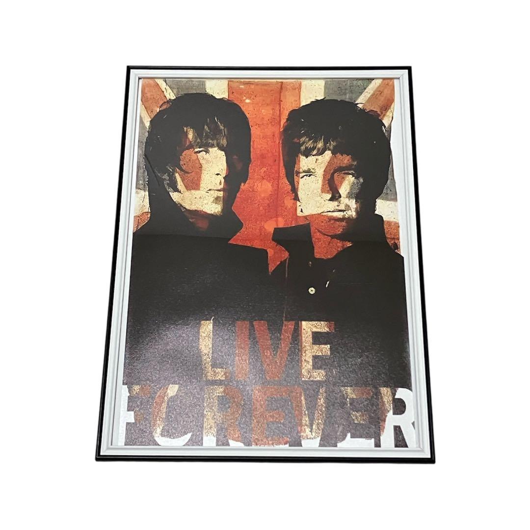 【額縁付き】A2 ポスター oasis Definitely Maybe