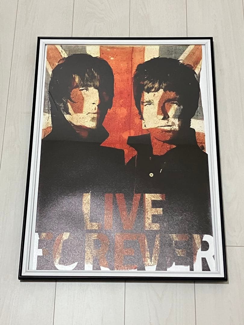 【額縁付き】A2 ポスター oasis Definitely Maybe