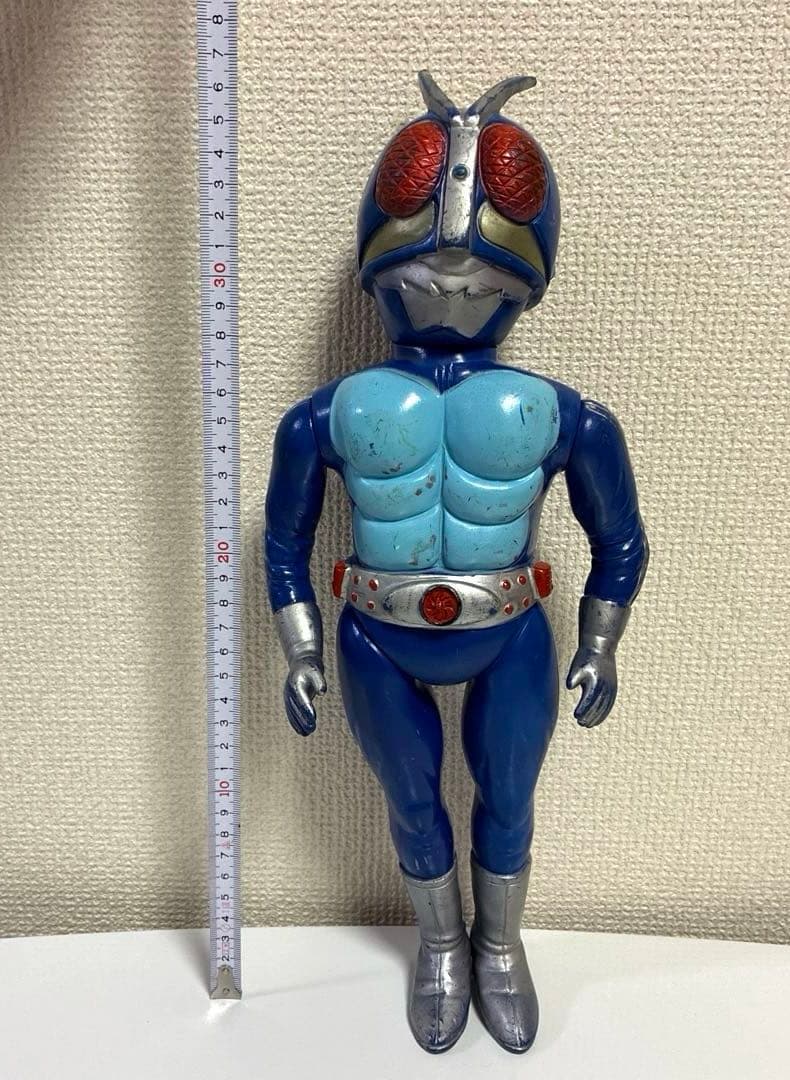 増田屋 トーキング仮面ライダー ソフビ 当時物 [紐なし] 全高約37.5cm