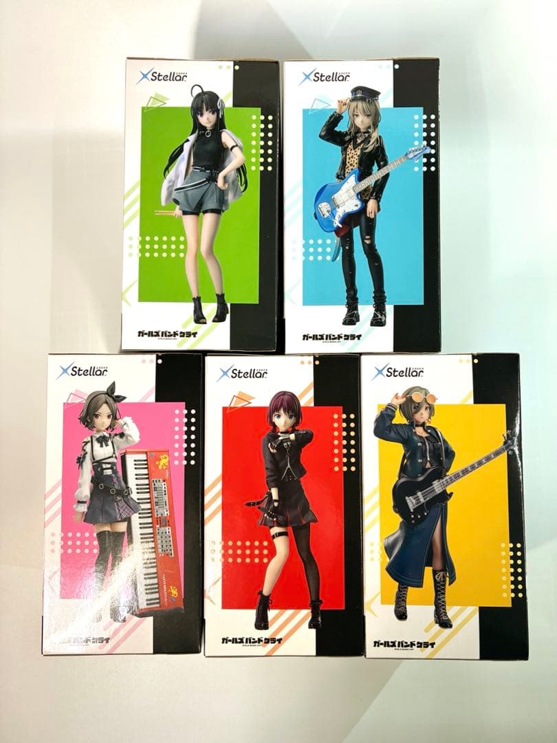 ガールズバンドクライ プライズフィギュア5点セット
