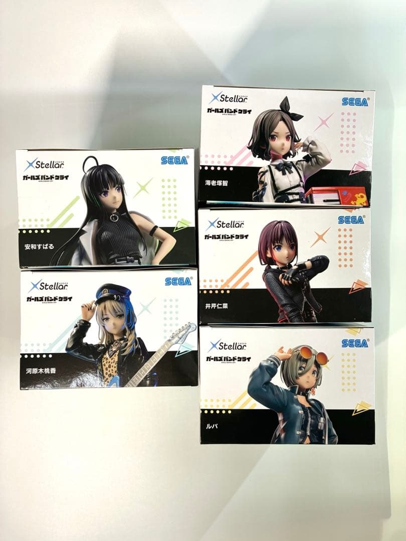 ガールズバンドクライ プライズフィギュア5点セット