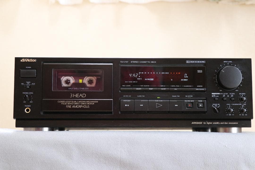 Victor TD-V707⑦カセットデッキ動作品