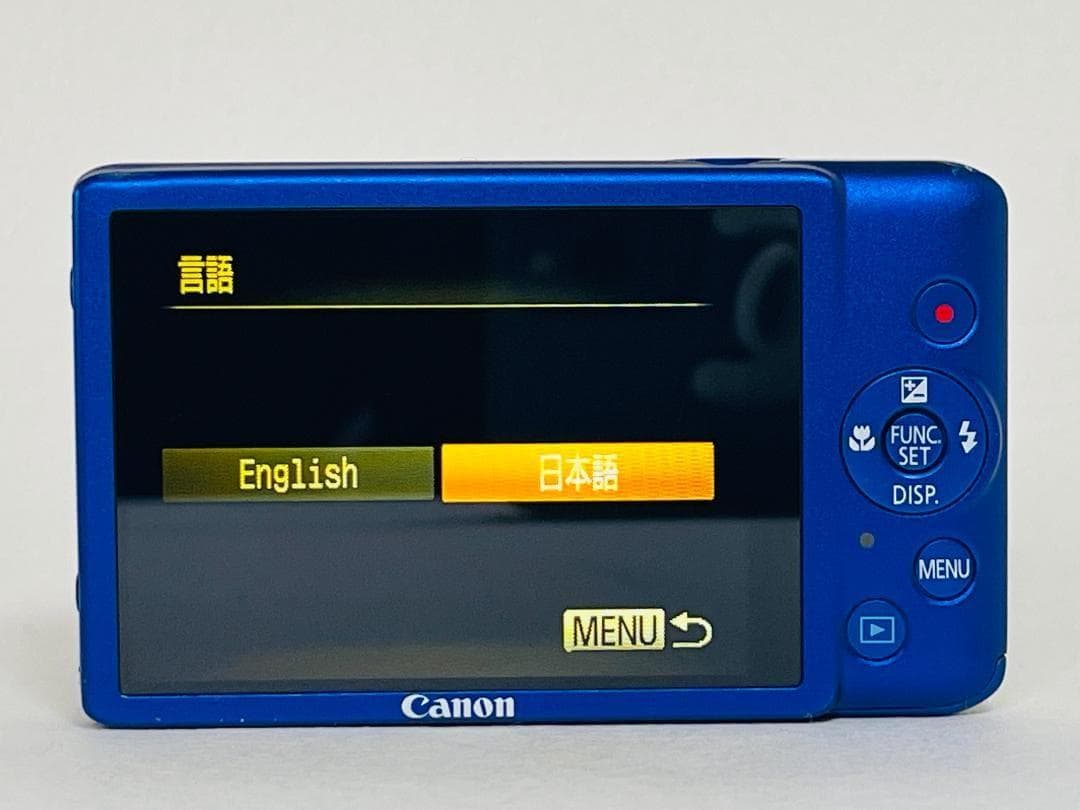 【美品】Canon IXY 210F ブルー コンパクトデジタルカメラ 動作⭕️