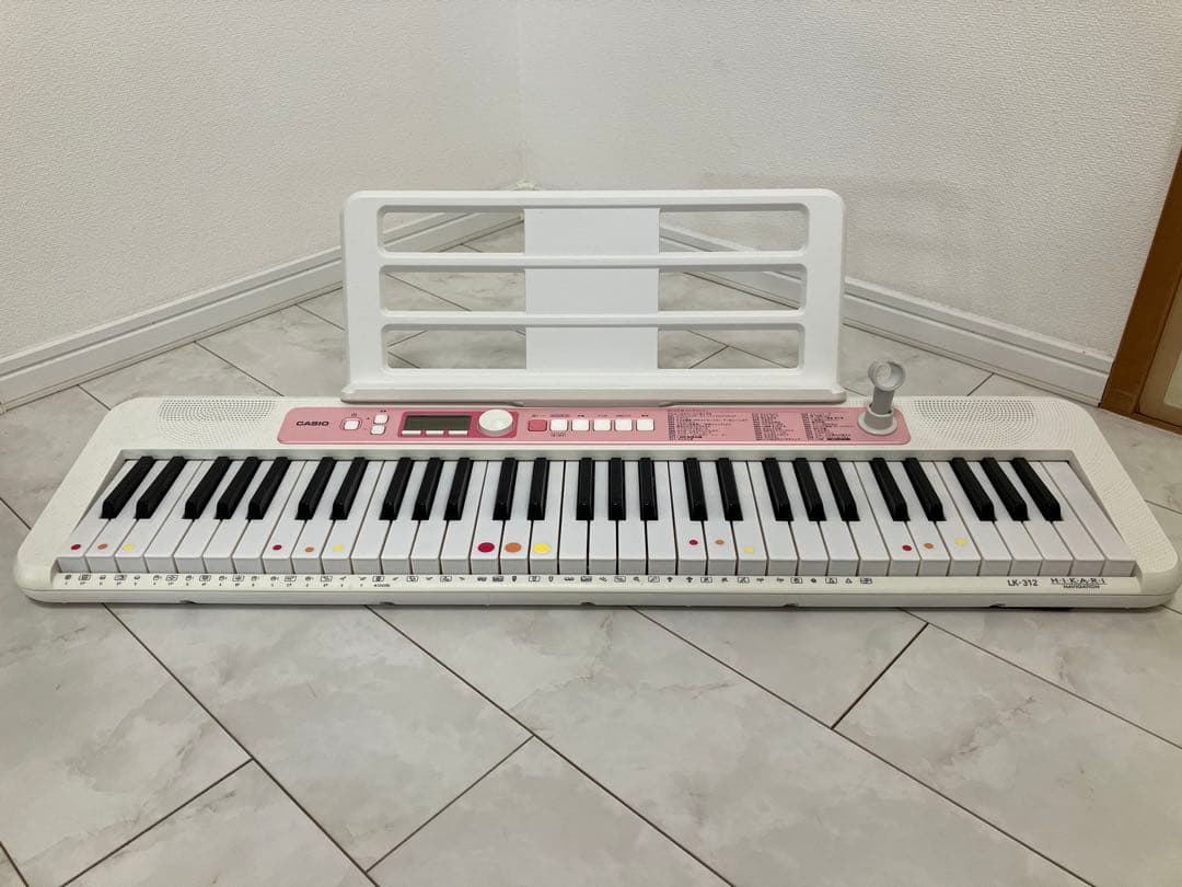 CASIO LK-312 電子キーボード 61鍵