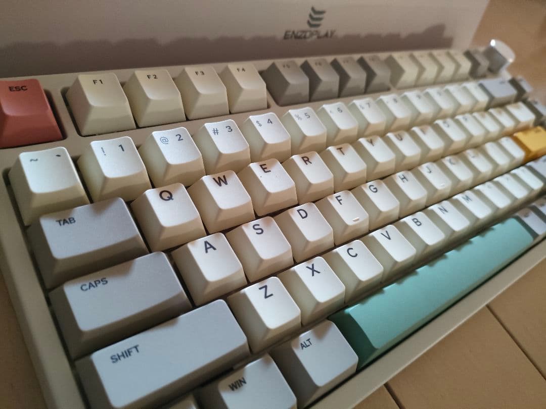 Keecipal EN81 ワイヤレスキーボード75% 3モード接続 赤軸タイプ
