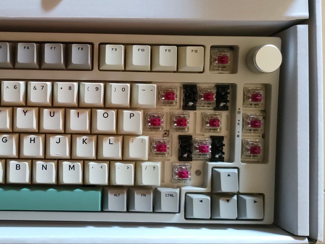 Keecipal EN81 ワイヤレスキーボード75% 3モード接続 赤軸タイプ