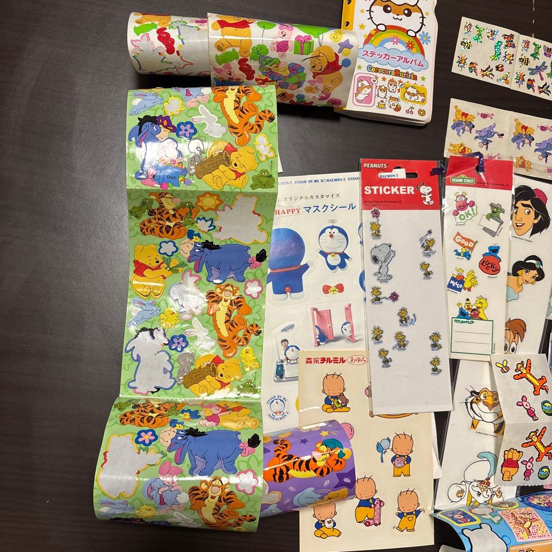 平成当時もの　平成女児　キャラクターシールセット　まとめ売り