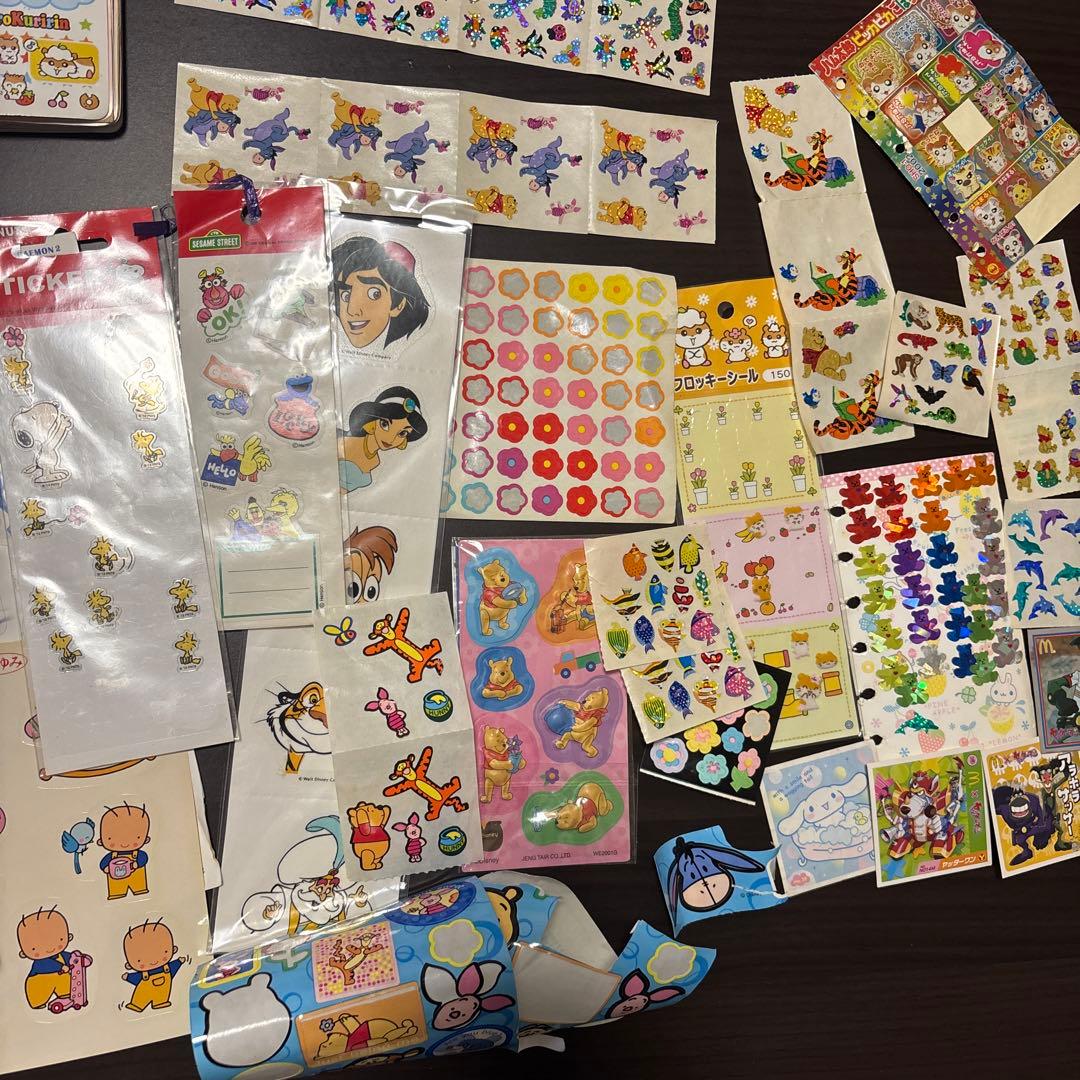平成当時もの　平成女児　キャラクターシールセット　まとめ売り