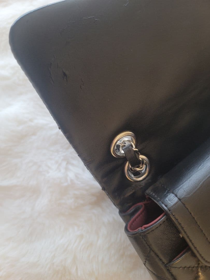 ノベルティ CHANEL ブラック ショルダーバッグ キルティング マトラッセ