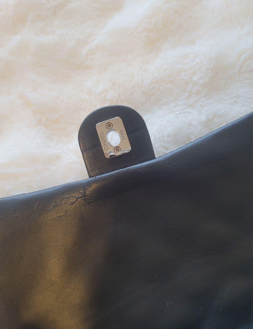 ノベルティ CHANEL ブラック ショルダーバッグ キルティング マトラッセ