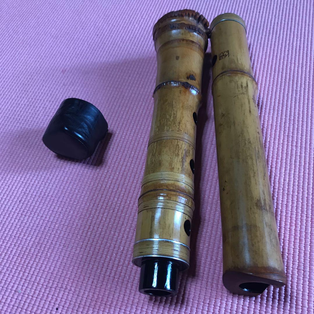 16 値下げ　尺八　一尺六寸管　銘　仙山？