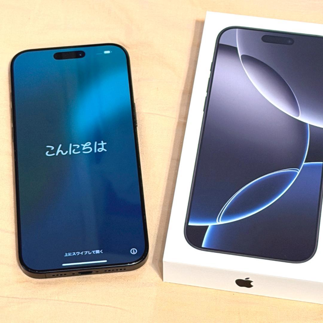 iPhone 16 Promax ブラックチタニウム 256gb 極美品