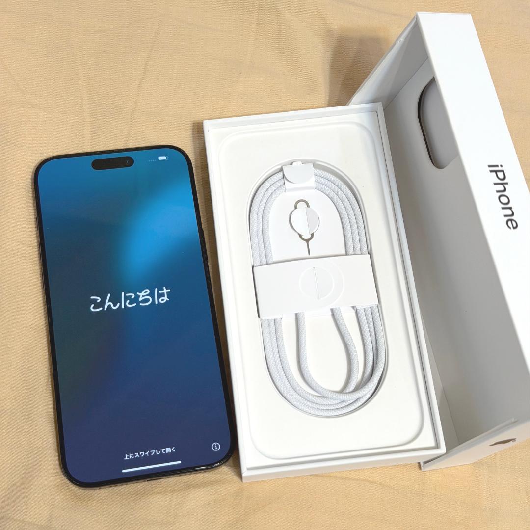 iPhone 16 Promax ブラックチタニウム 256gb 極美品