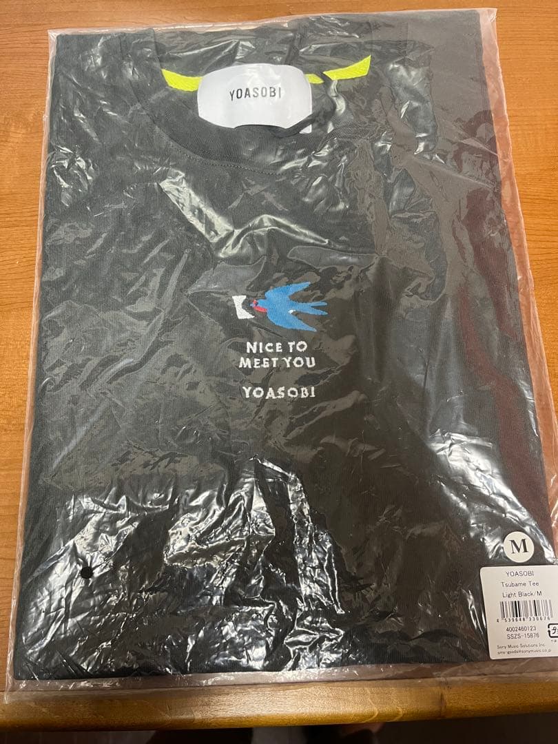【新品未開封品】YOASOBI Tsubame Tee ライトブラック Mサイズ