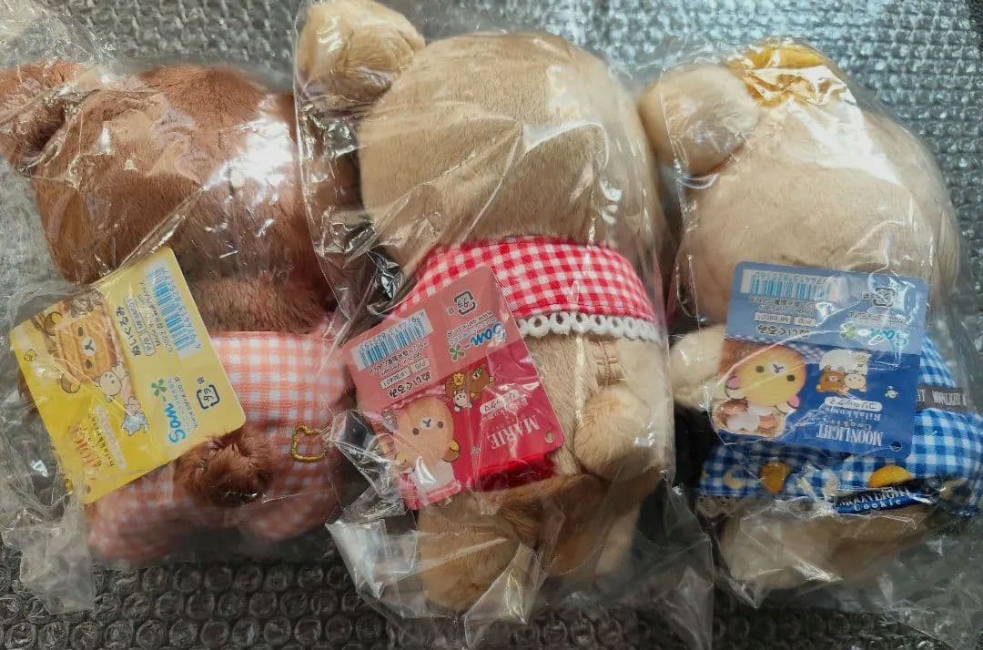 リラックマ　森永ビスケットコラボぬいぐるみセット