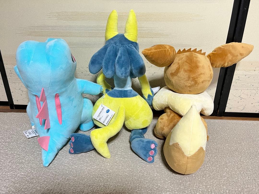 ポケモン ぬいぐるみ まとめ売り ルカリオ イーブイ ワニノコ ヤミラミ 他