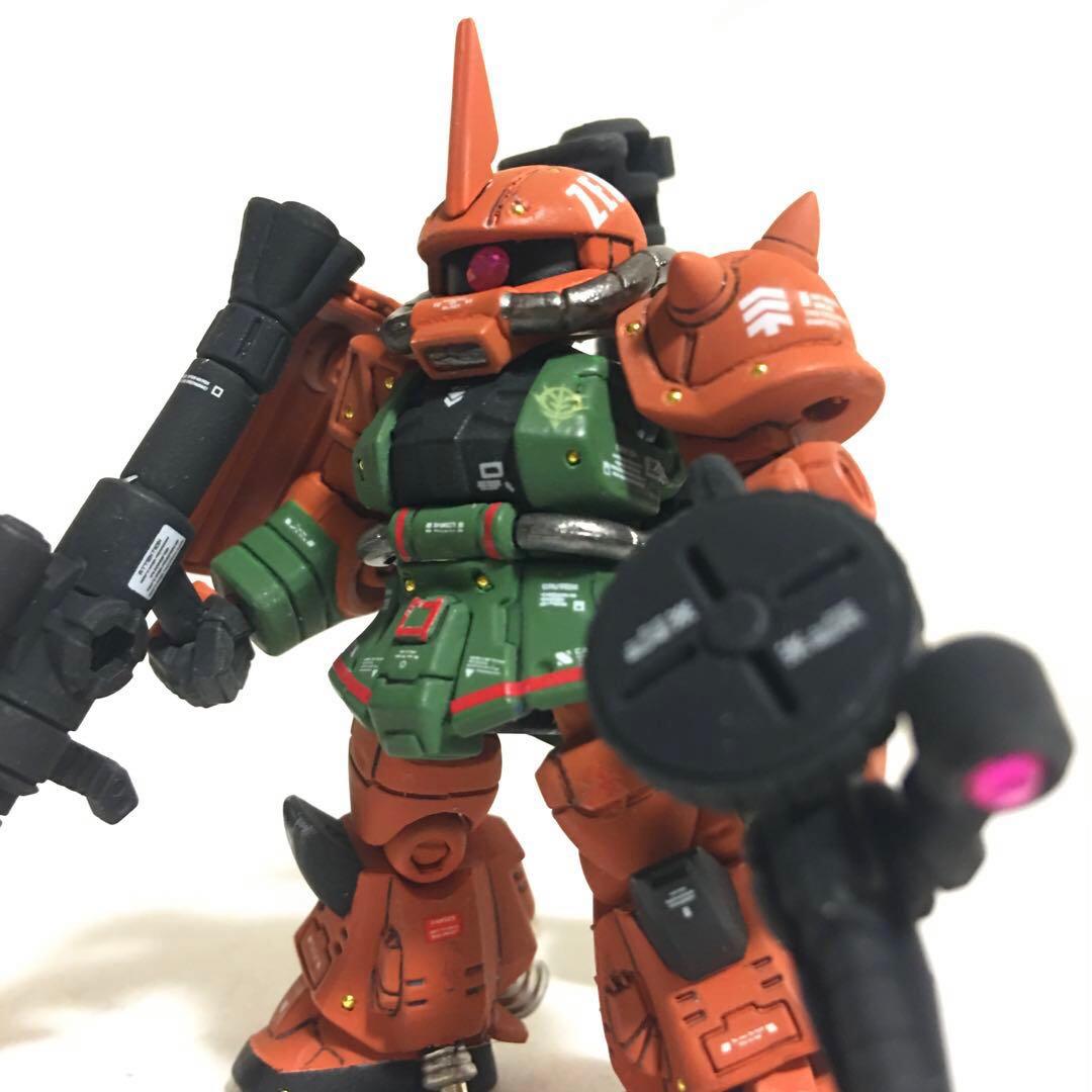 ガンダム モビルスーツアンサンブル 高機動型ザクII 塗装完成品 ガルマ・ザビ