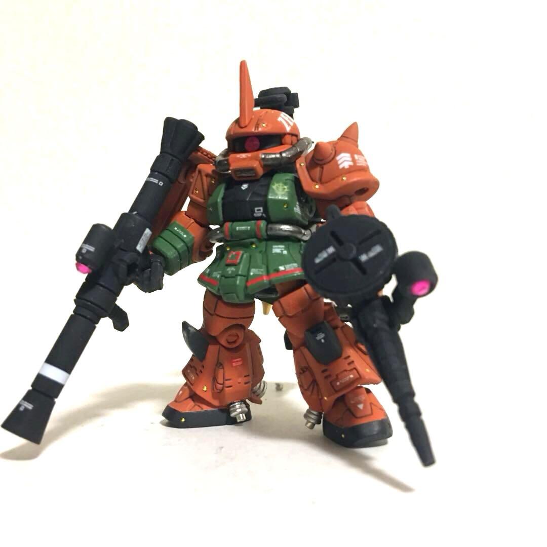 ガンダム モビルスーツアンサンブル 高機動型ザクII 塗装完成品 ガルマ・ザビ
